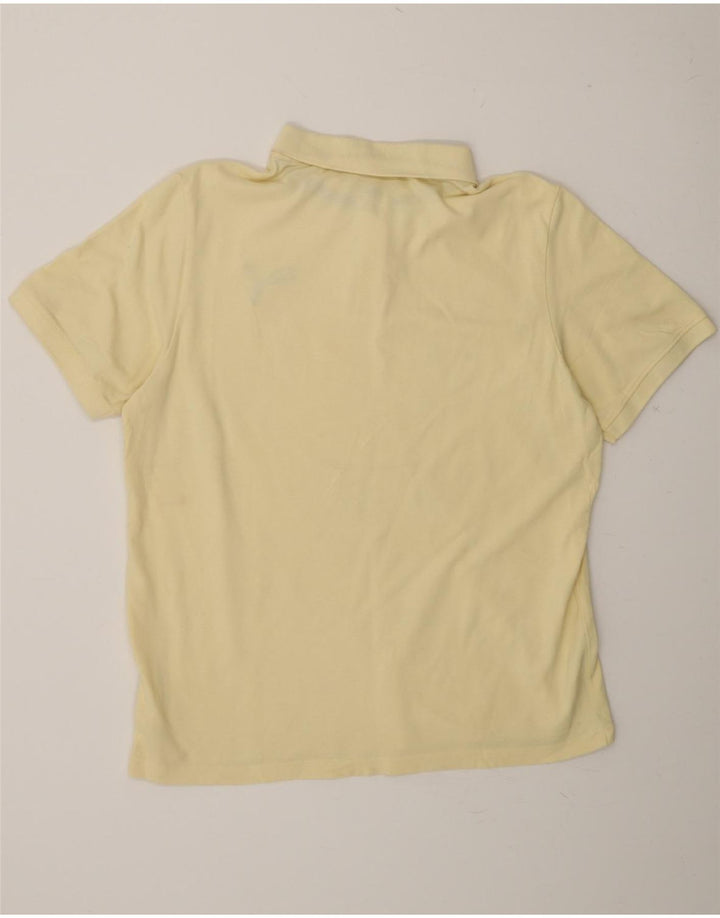 PUMA Mens Polo Shirt Large Off White Vintage Puma and Second-Hand Puma from Messina Hembry 