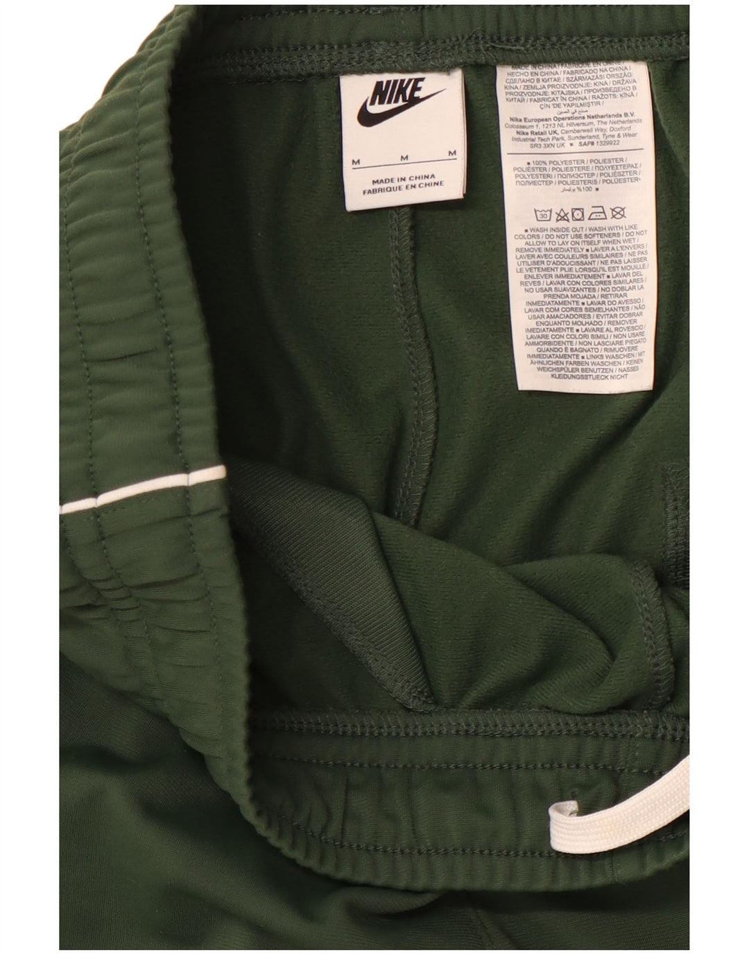 NIKE Pantaloni da tuta da uomo Joggers Verde medio Poliestere