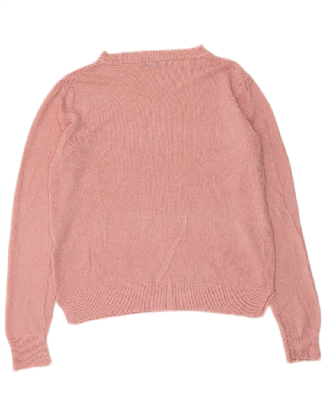 Maglione da donna Marks & Spencer con scollo a barchetta corto UK 12 Rosa medio
