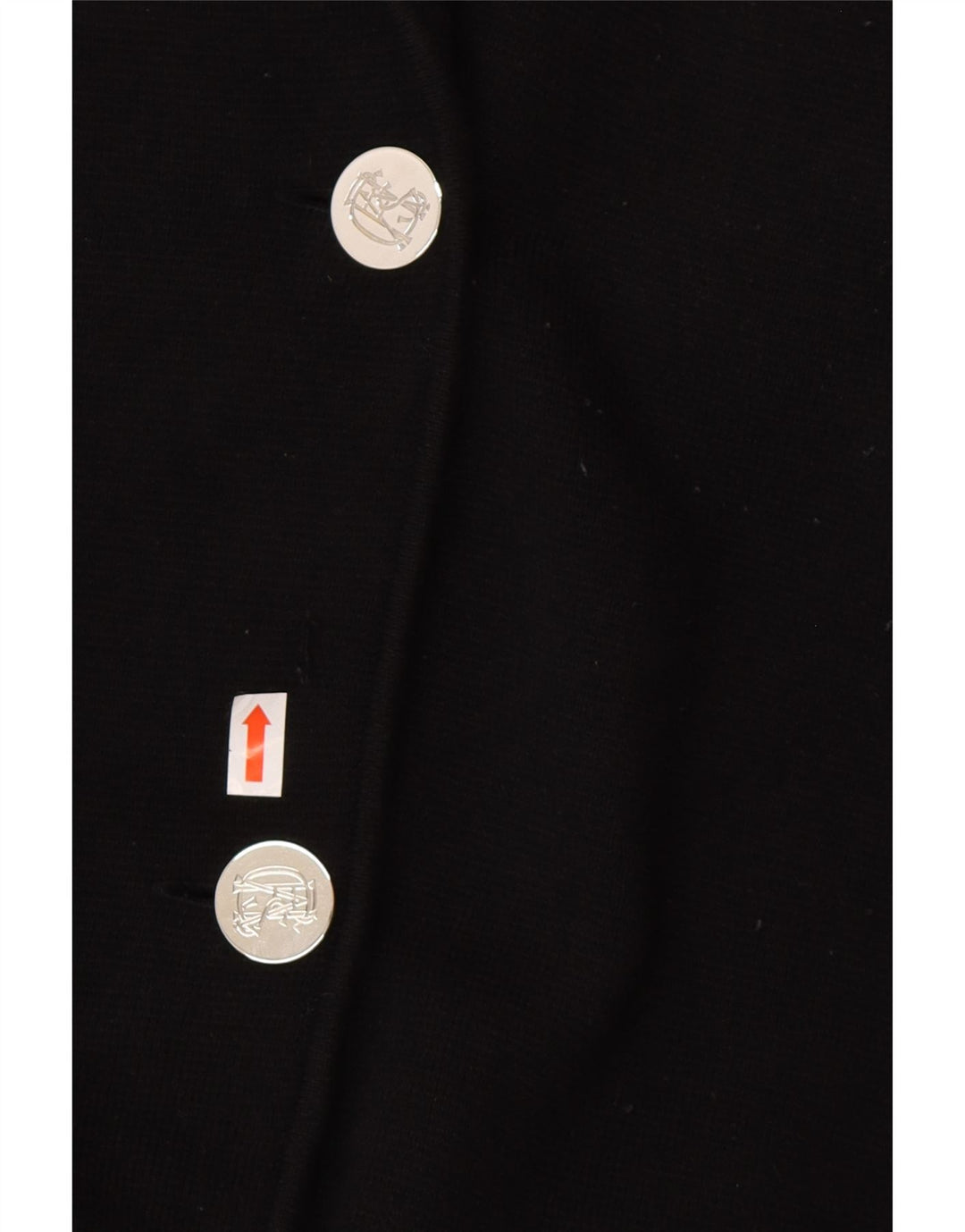 Giacca blazer a 3 bottoni da donna CHAPS UK 14 cotone nero medio