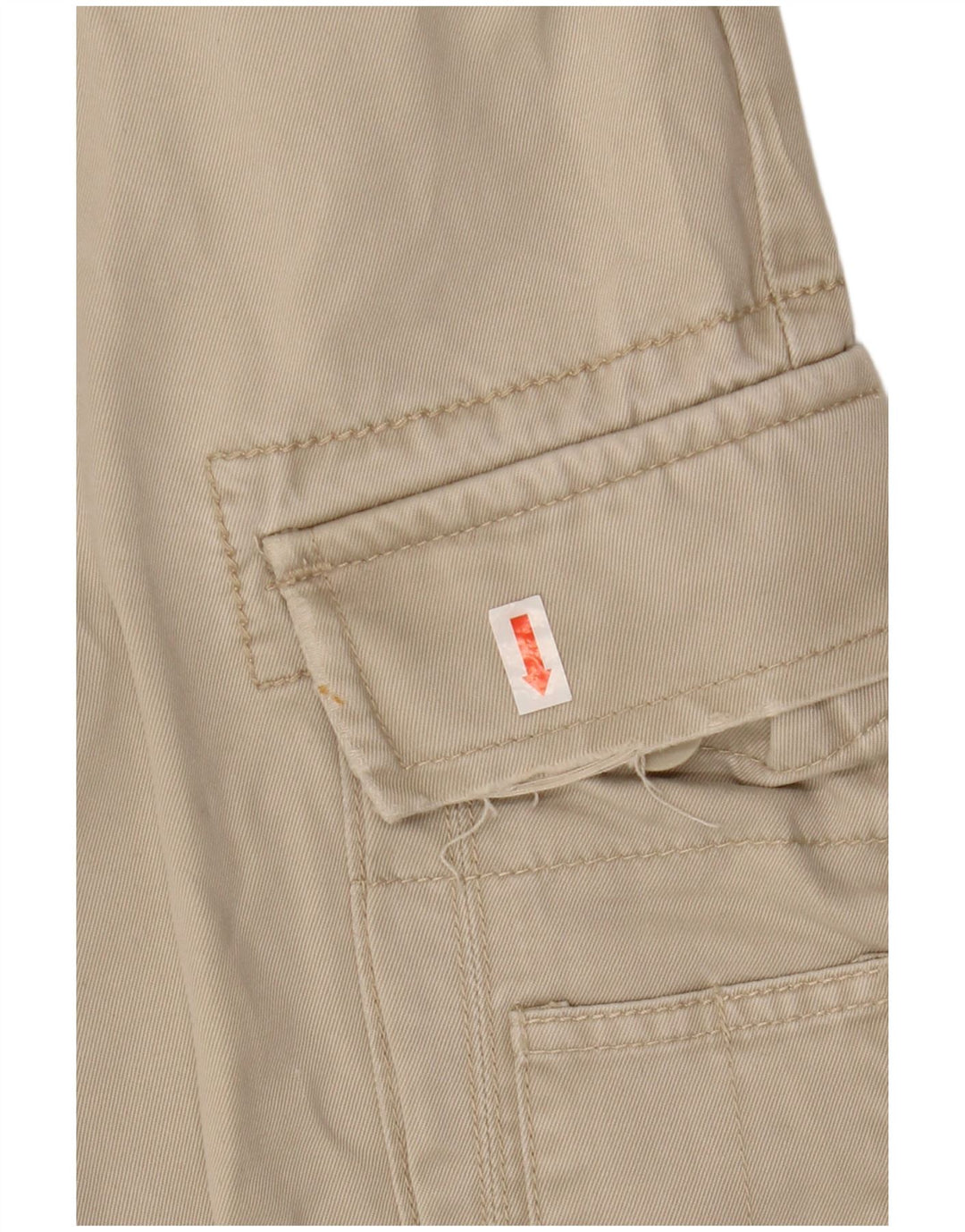 Pantaloni cargo dritti da donna XDYE EU 42 Large W34 L31 Beige