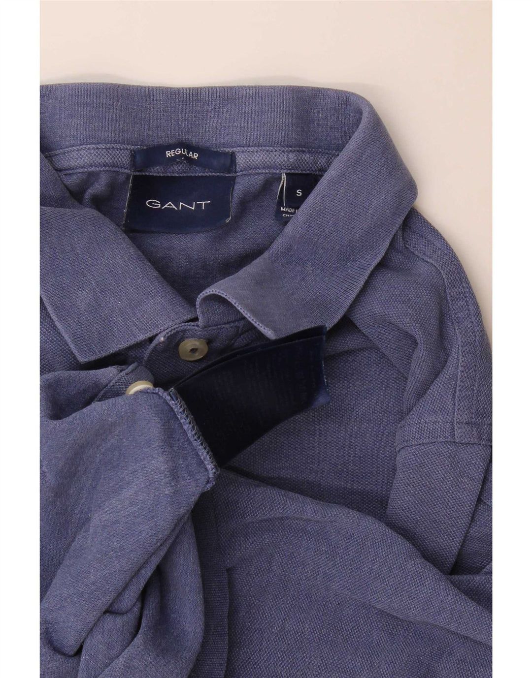 Polo Gant da uomo vestibilità regolare piccola blu