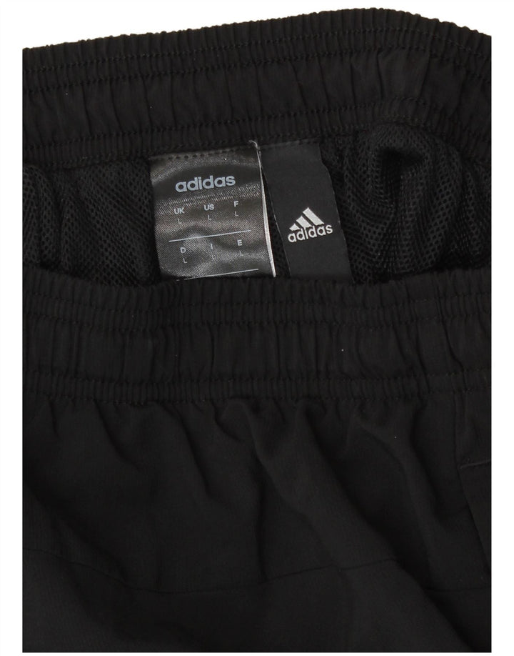 Pantaloni da tuta da donna Adidas Joggers UK 16 Large Nero Poliestere