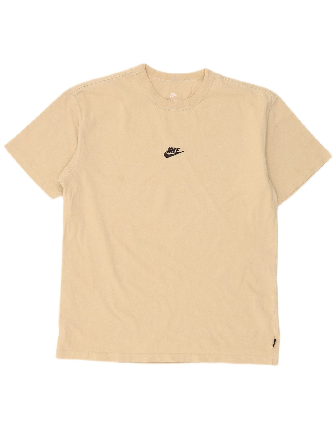 T-shirt Nike da uomo dal taglio ampio, in cotone beige medio