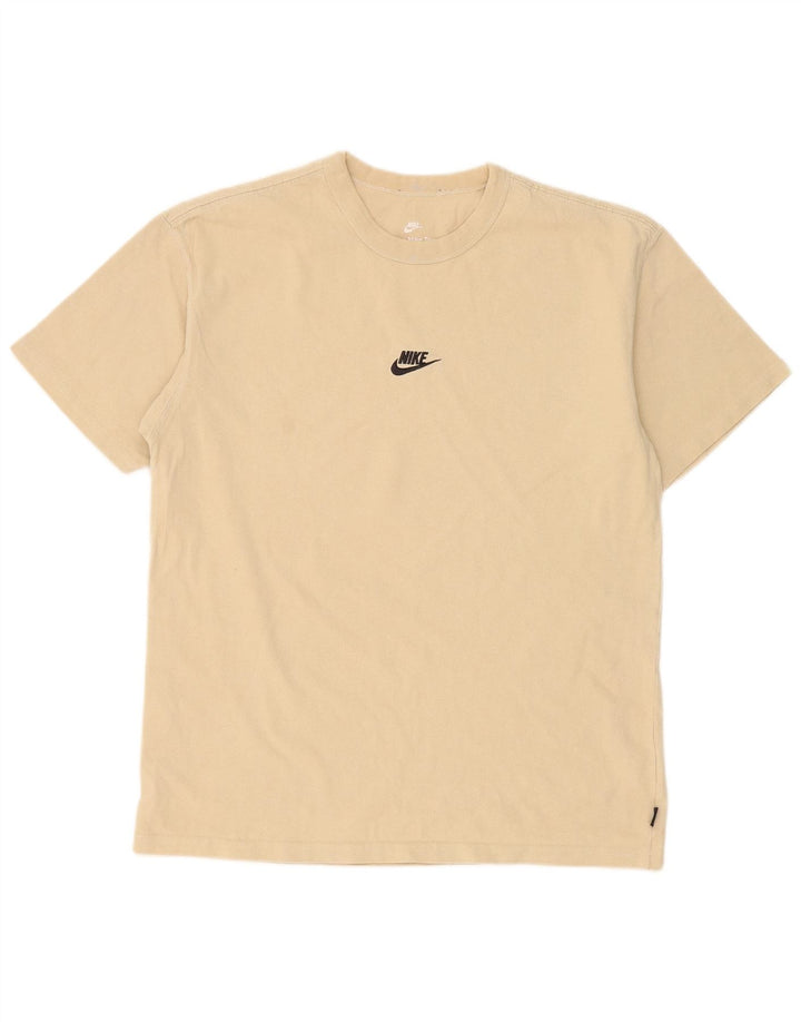 T-shirt Nike da uomo dal taglio ampio, in cotone beige medio