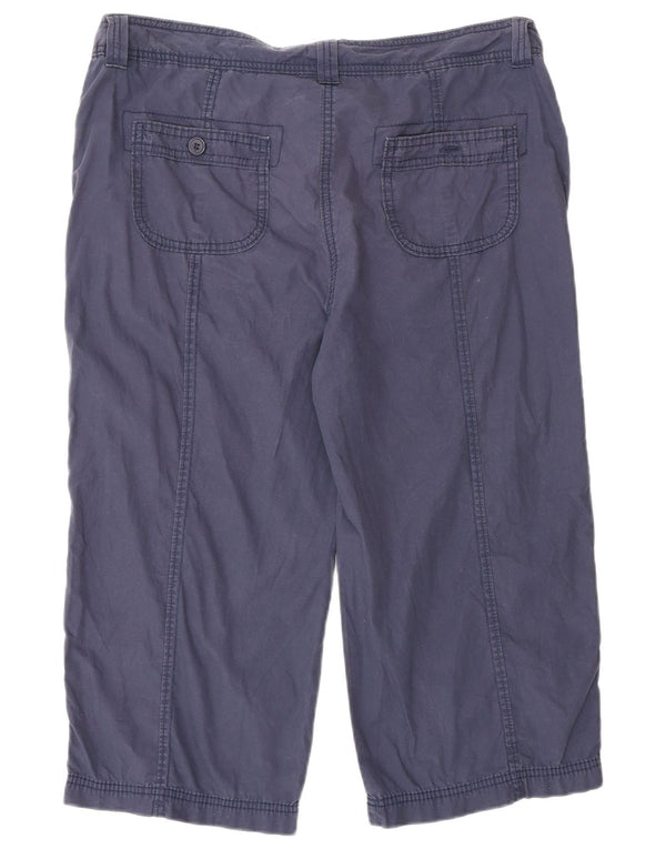 Pantaloni Capri da donna Marks & Spencer UK 16 Large W34 L20 Cotone blu navy