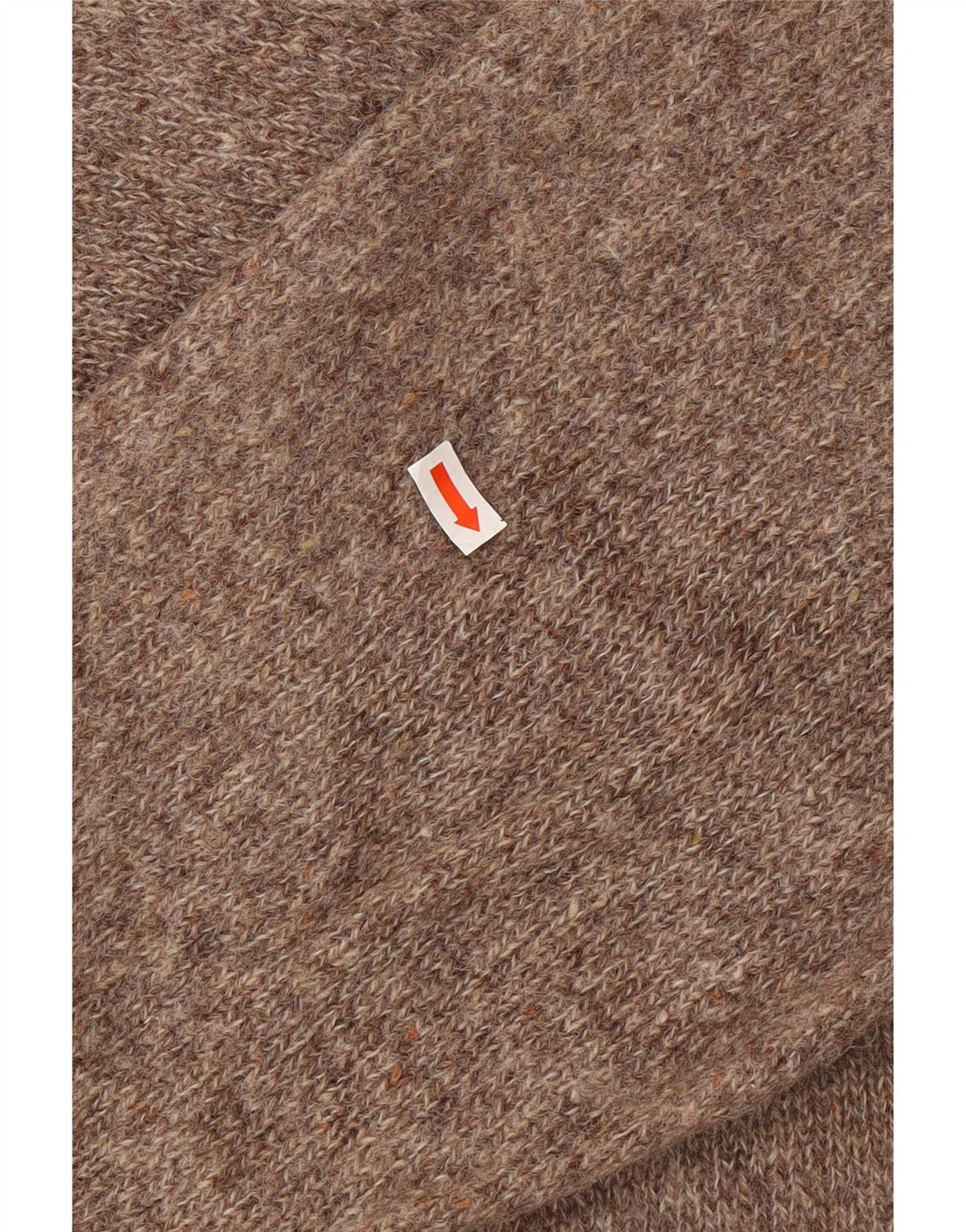 Maglione maglione girocollo da uomo KAPPA 2XL lana screziata marrone