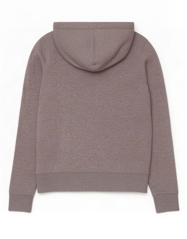 Maglione oversize con cappuccio da donna Tommy Hilfiger UK 6 XS cotone chiazzato grigio