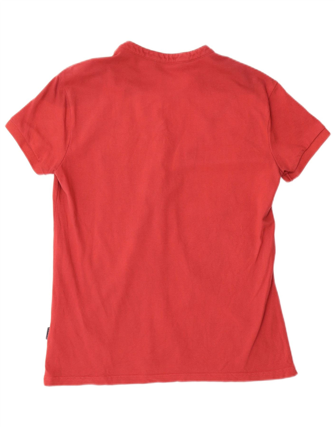 Polo da donna K-Way UK 14 rosso medio in cotone