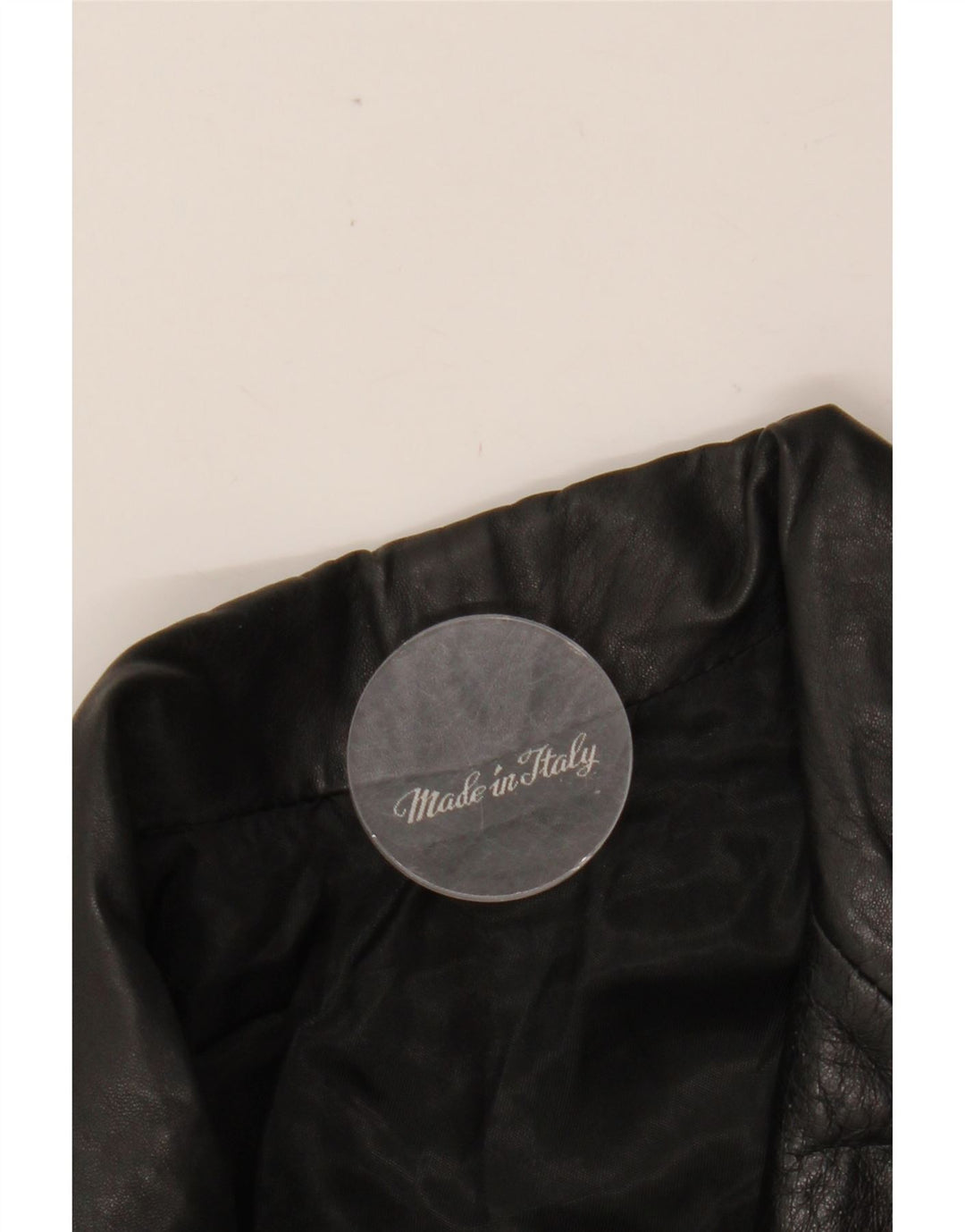 Giacca in pelle da uomo VINTAGE UK 42 XL in pelle nera