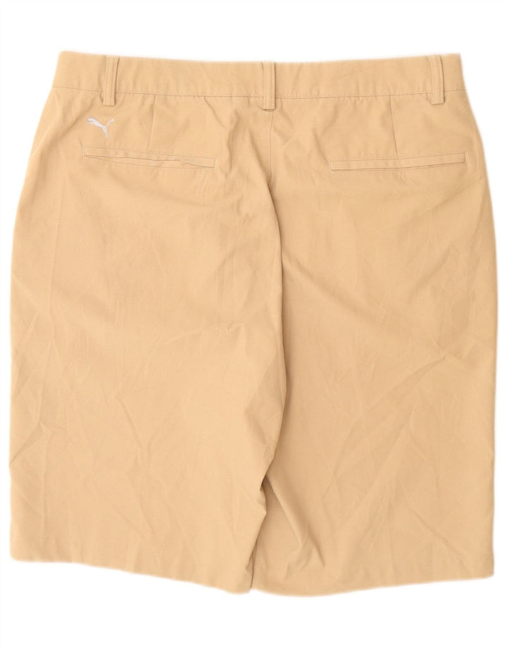 Pantaloncini chino da uomo PUMA W36 Large Beige Poliestere