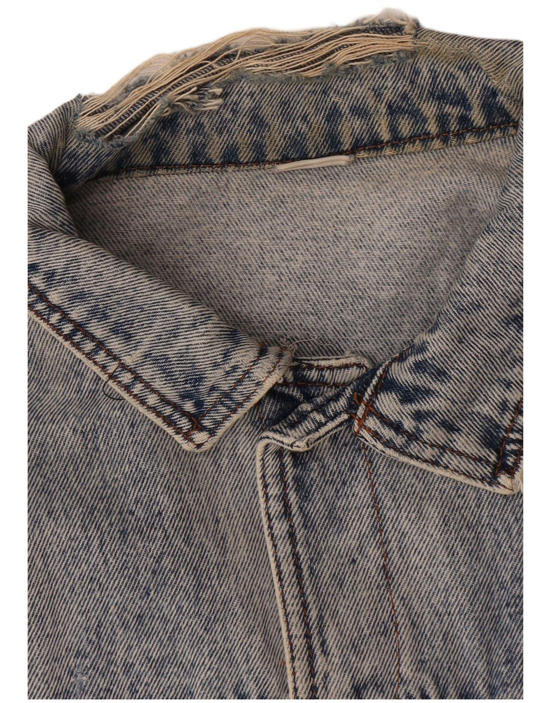 Giacca di jeans vintage da uomo UK 38 cotone blu medio