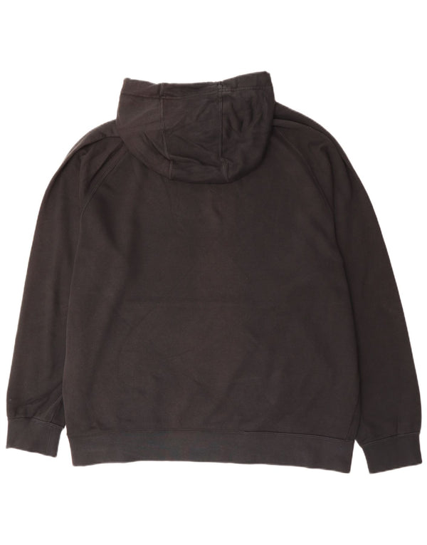 Felpa con cappuccio grafica Nike da uomo 2XL cotone nero