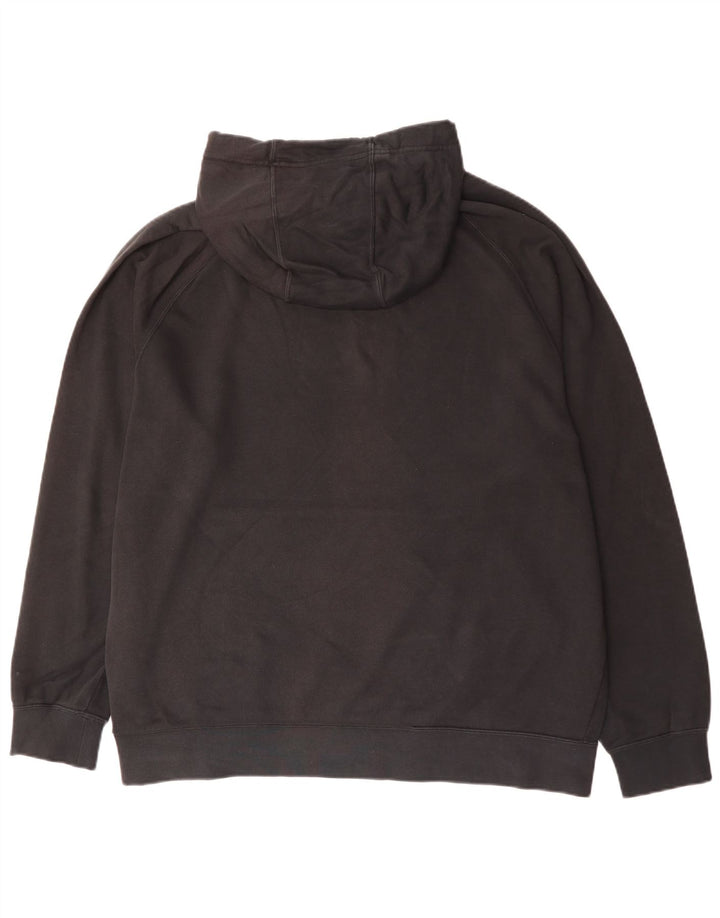 Felpa con cappuccio grafica Nike da uomo 2XL cotone nero