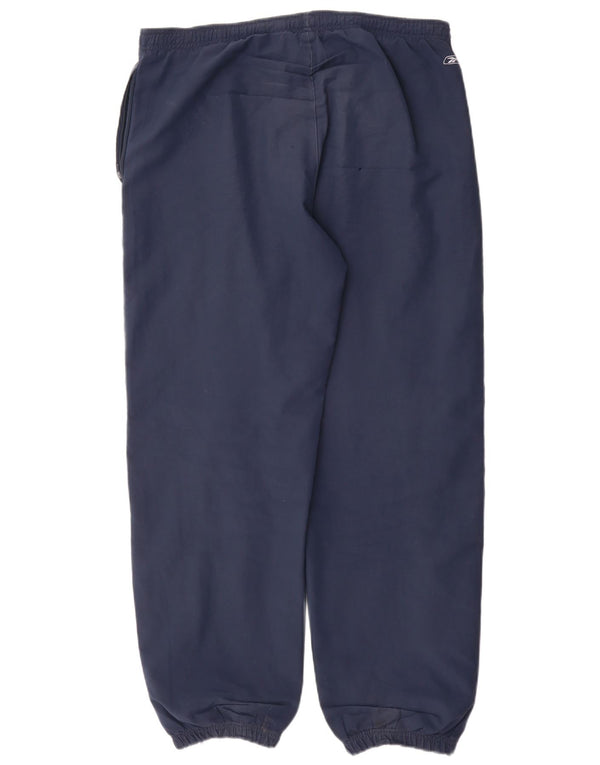 Reebok Mens Tracksuit Trousers Joggers Large Navy Blue