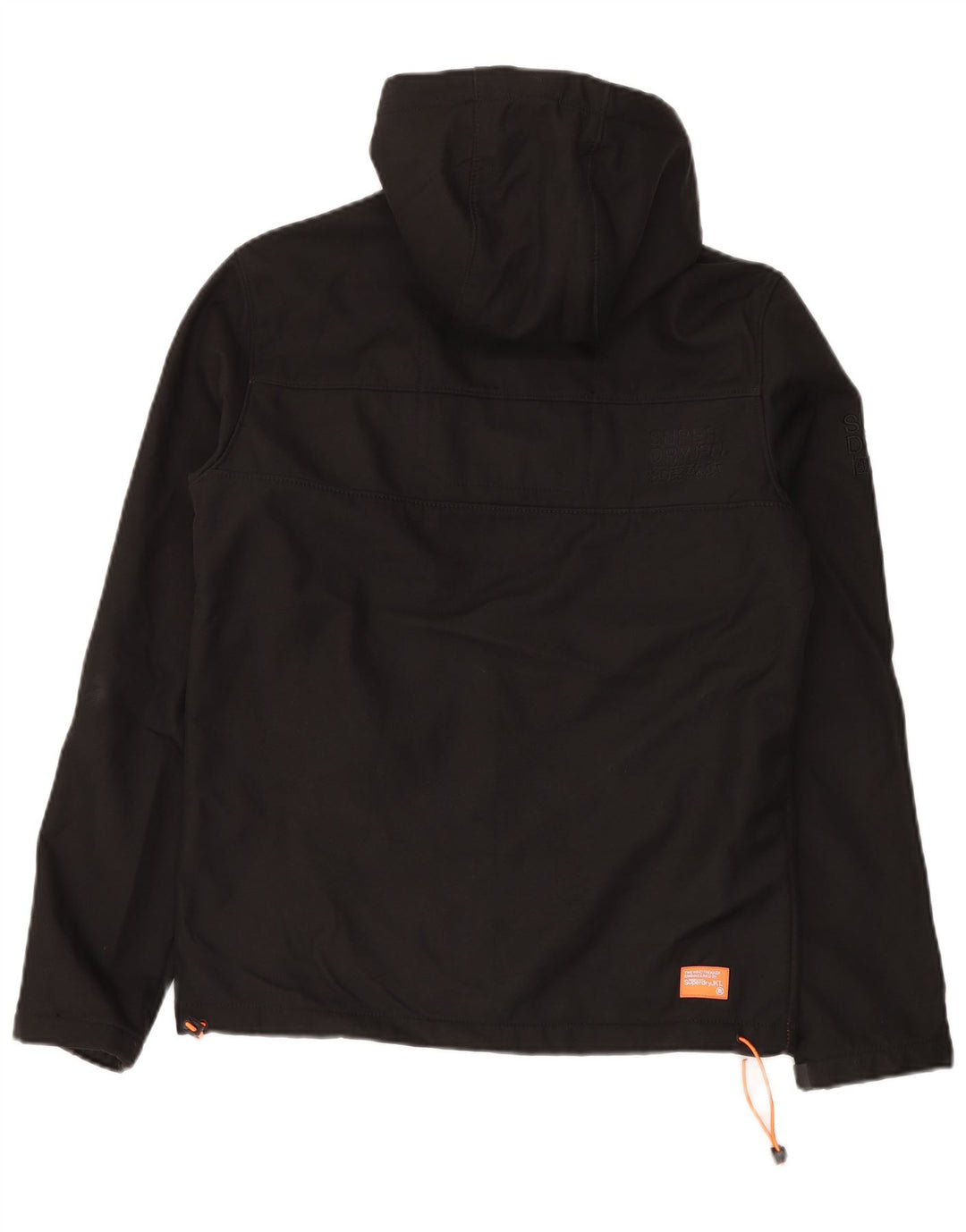 Giacca a vento con cappuccio da uomo SUPERDRY The Windtrekker UK 38 medio nero