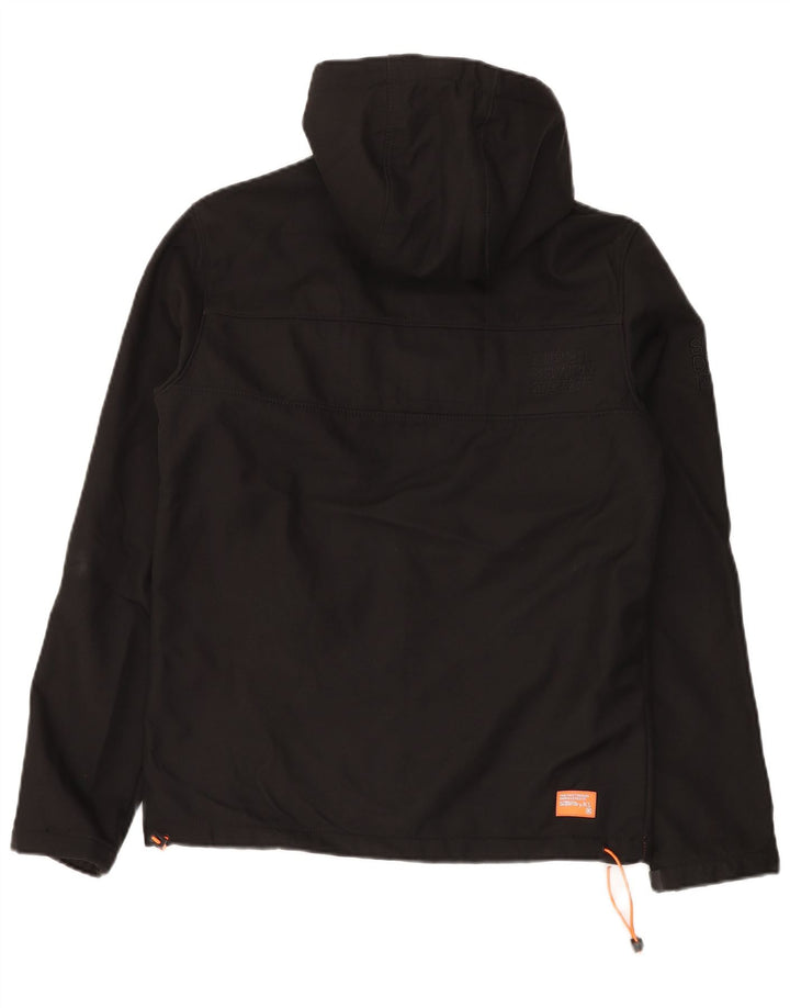 Giacca a vento con cappuccio da uomo SUPERDRY The Windtrekker UK 38 medio nero