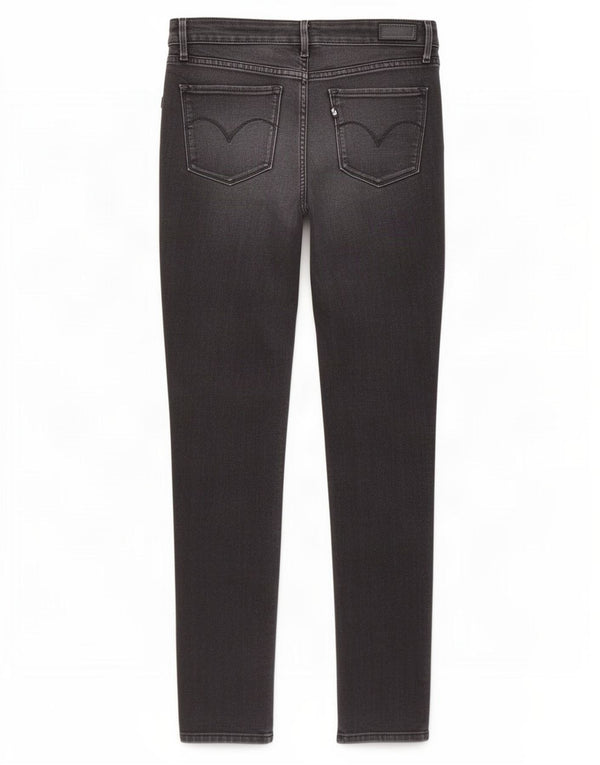 Jeans slim da donna Levi's W27 L32 cotone nero