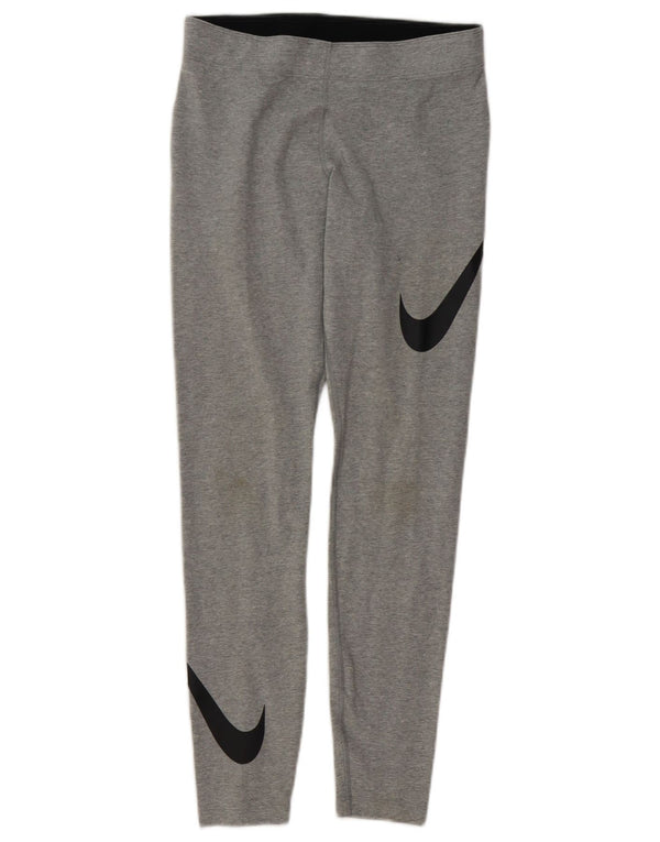 Leggings da donna Nike UK 14 Sport in cotone grigio medio