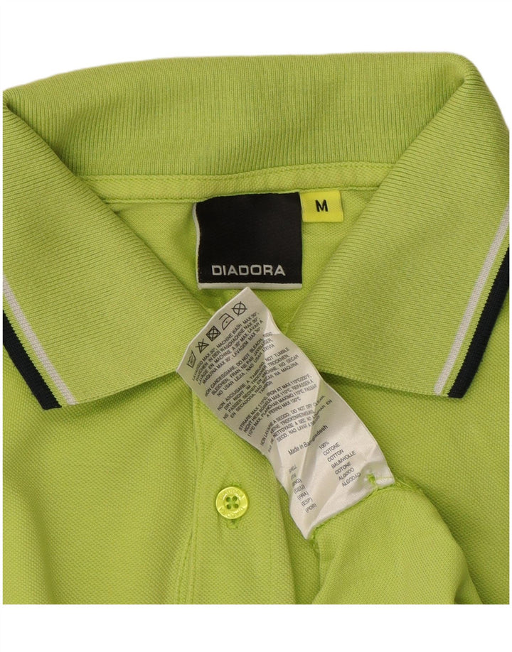 Polo Uomo DIADORA Cotone Verde Medio