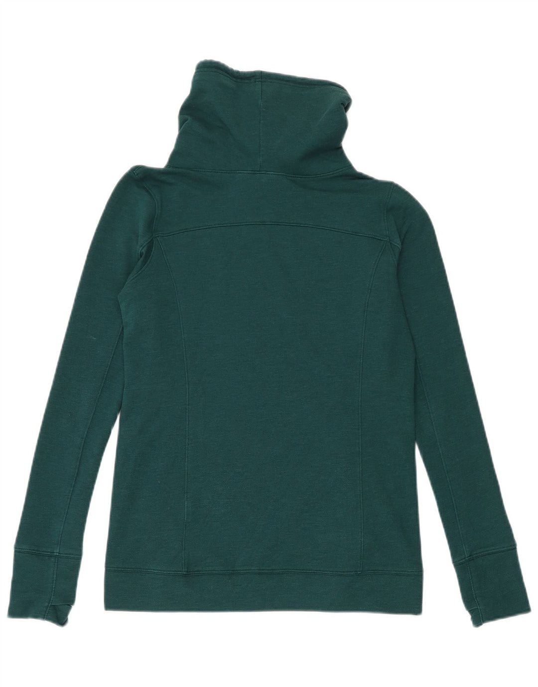 Felpa da donna Under Armour con collo alto, maglione UK 10 piccolo verde