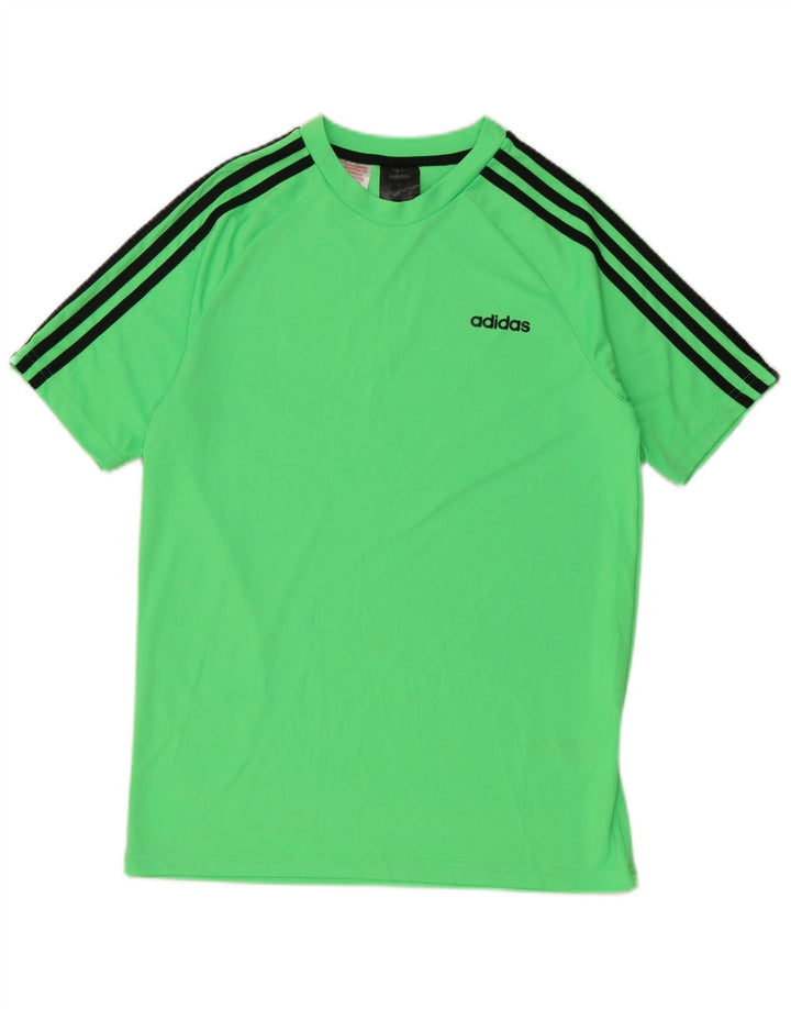 Maglietta Adidas da bambino 13-14 anni in poliestere verde