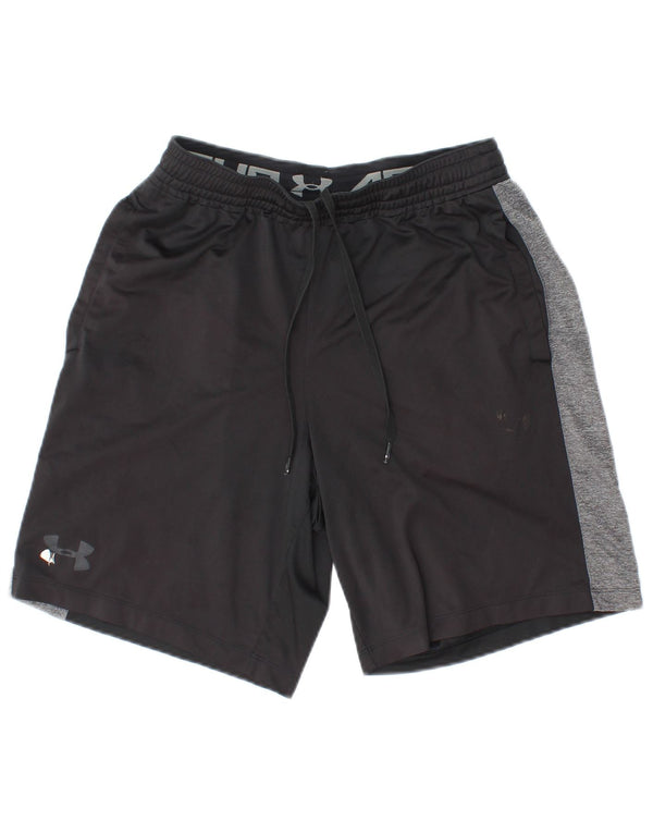 Pantaloncini sportivi Under Armour da uomo Heat Gear Small Black Colourblock