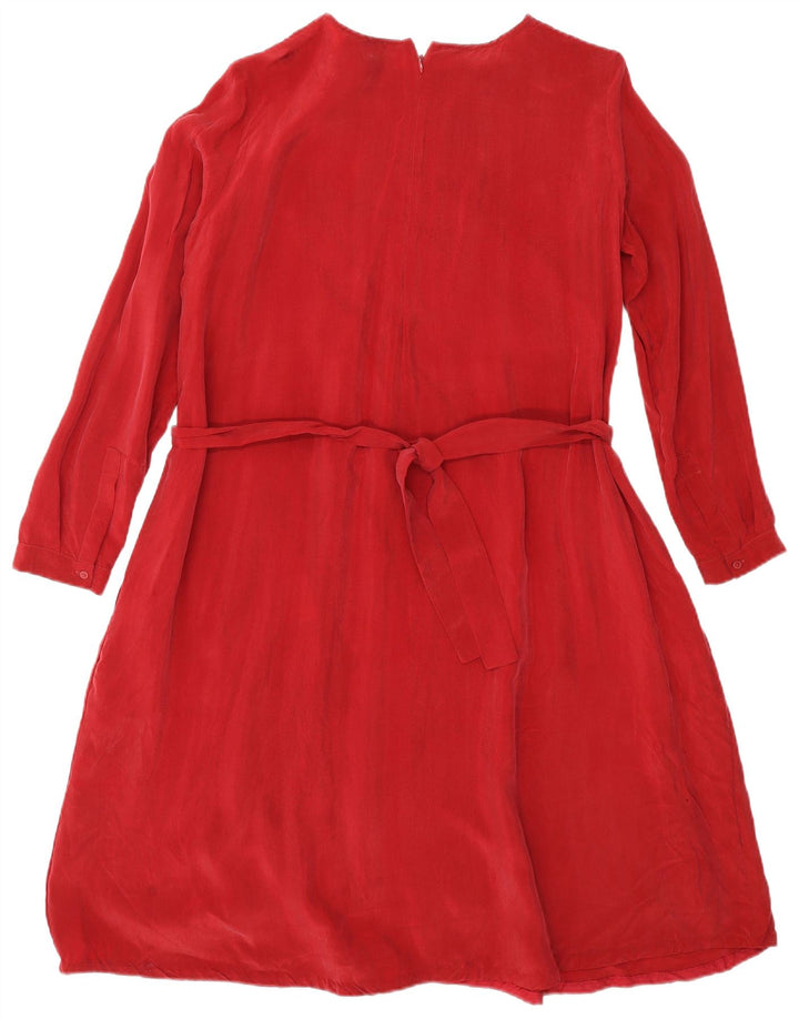 Abito basic da donna a maniche lunghe vestibilità ampia Cos EU 36 piccolo cupro rosso