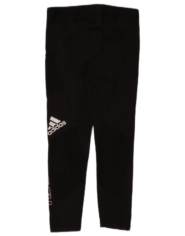 Leggings Adidas Aeroready Graphic da donna UK 12/14 Medio Nero