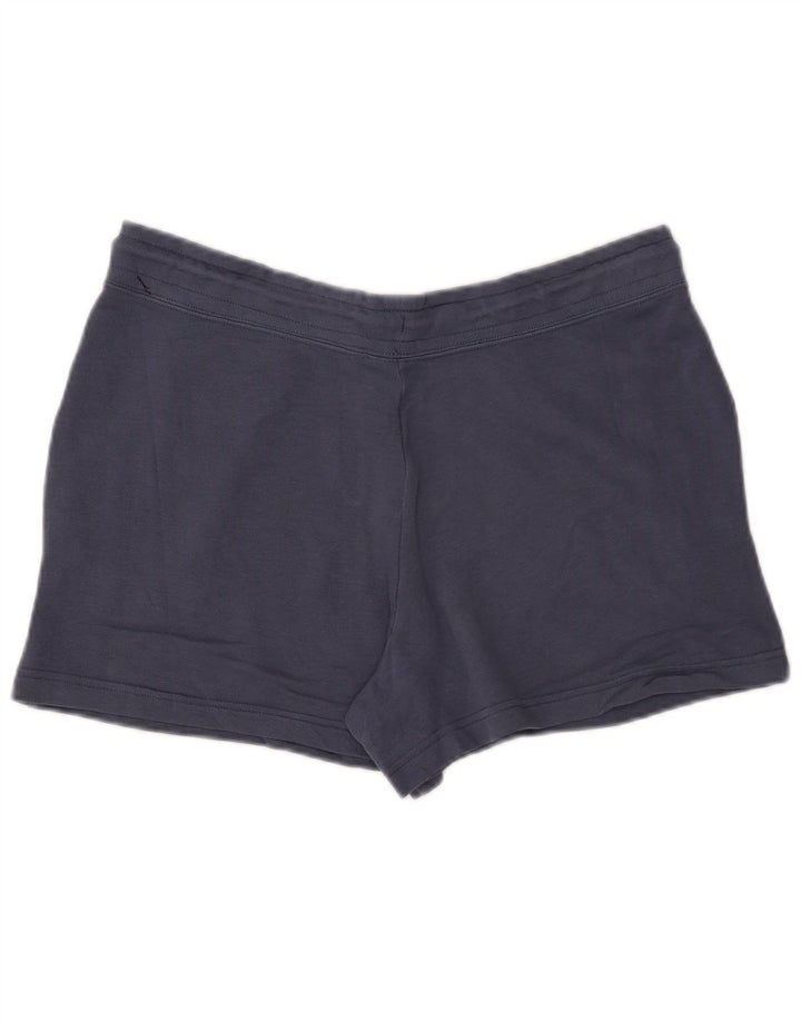 Pantaloncini sportivi da donna NIKE UK 16 grandi in cotone blu navy