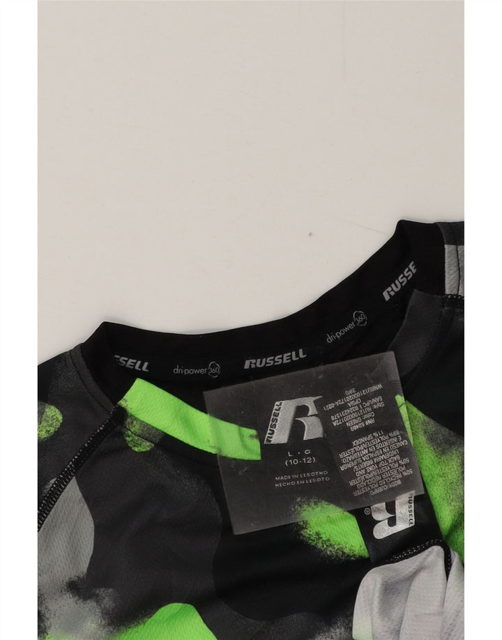T-shirt per ragazzi RUSSELL ATHLETIC Top 10-11 anni grande multicolore