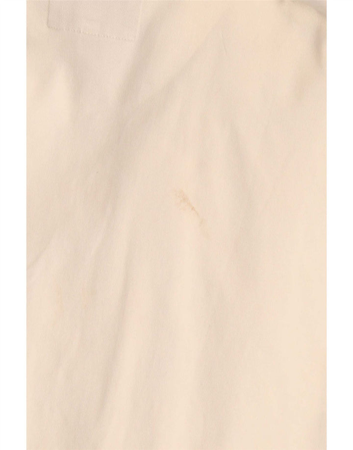 Camicia da uomo Armani Jeans Large in cotone bianco sporco