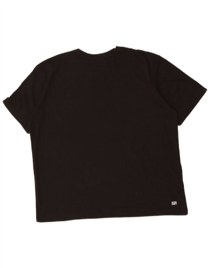 T-shirt Lacoste da uomo vestibilità regolare, taglia grande, in cotone nero