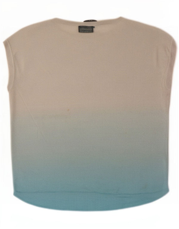 Canotta oversize da donna Oasis UK 10 Small Viscosa color block grigio