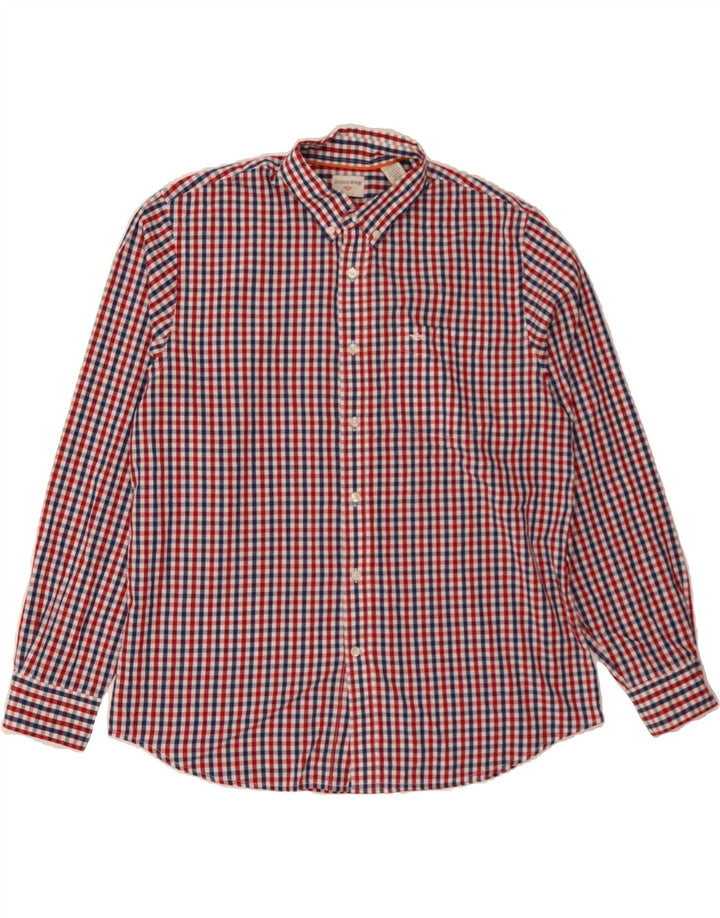 EDDIE BAUER Mens Shirt Large Multicoloured Check Cotton Vintage Eddie Bauer and Second-Hand Eddie Bauer from Messina Hembry 