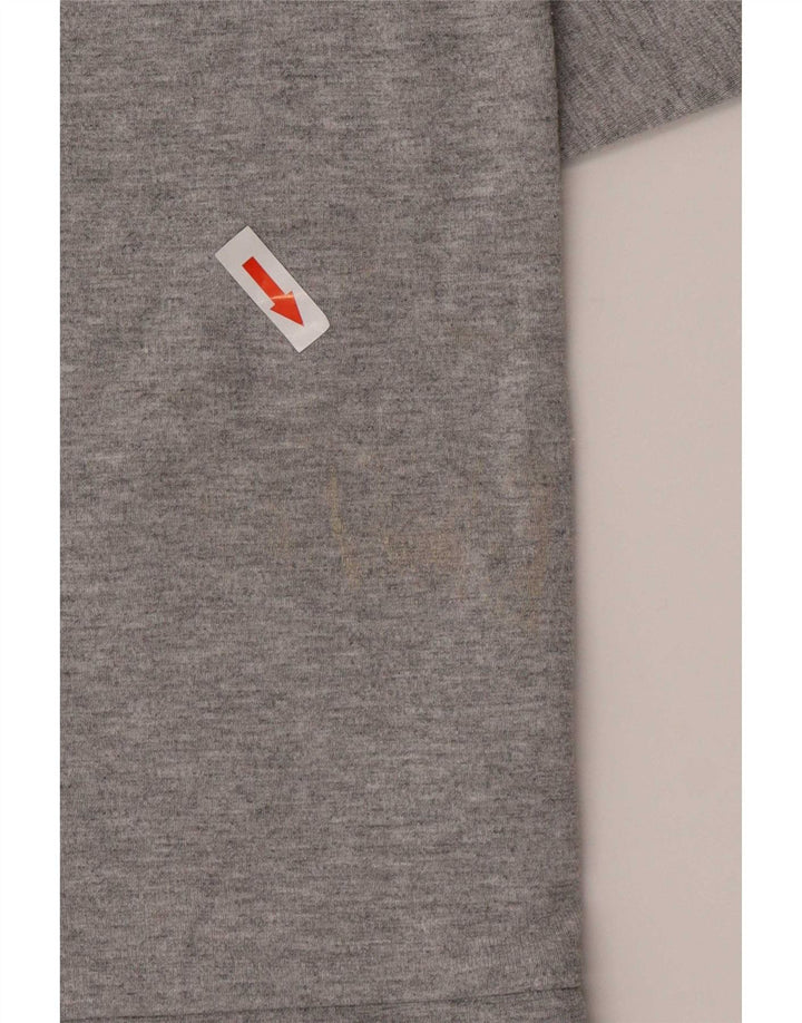 Cos Top oversize da donna a maniche lunghe UK 14 Viscosa chiazzata grigio medio