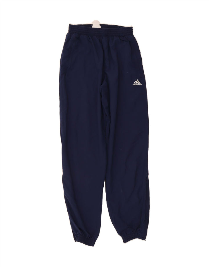 ADIDAS Mens Tracksuit Trousers Joggers Medium Navy Blue Vintage Adidas and Second-Hand Adidas from Messina Hembry 