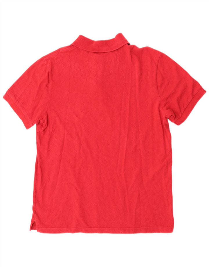 Polo da uomo Dockers in cotone rosso medio