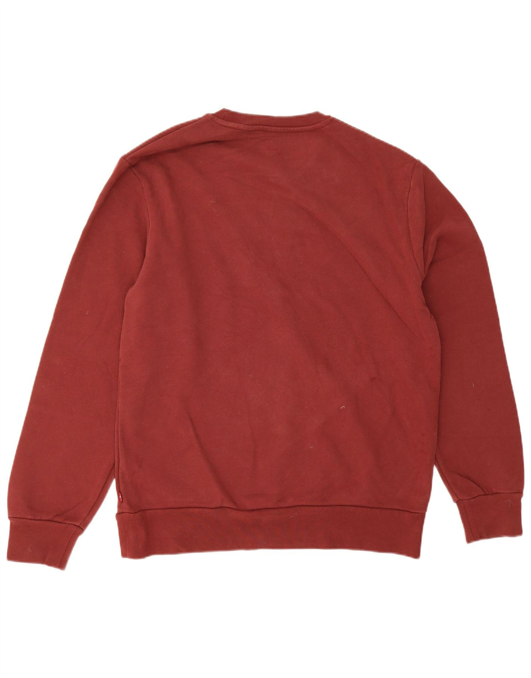 Felpa da uomo Levi's in cotone bordeaux medio