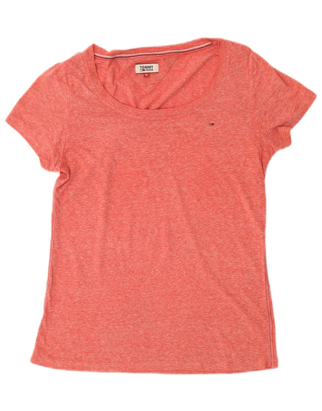TOMMY HILFIGER T-shirt da donna Top UK 12 Rosa medio