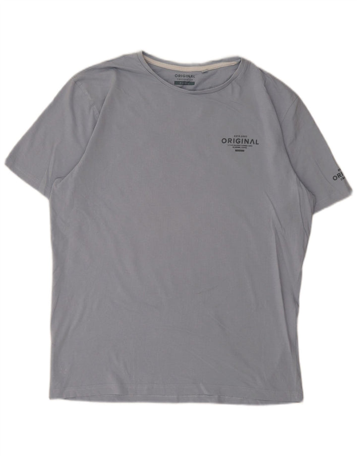 T-shirt grafica da uomo Jack & Jones Top XL Blu