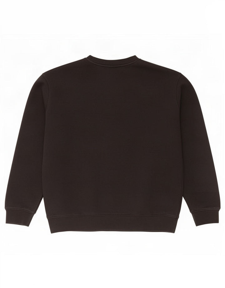 Felpa Zara Uomo Maglione Grande Cotone Nero