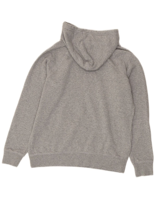 Maglione con cappuccio grafico da donna Reebok UK 14 Cotone chiazzato grigio medio