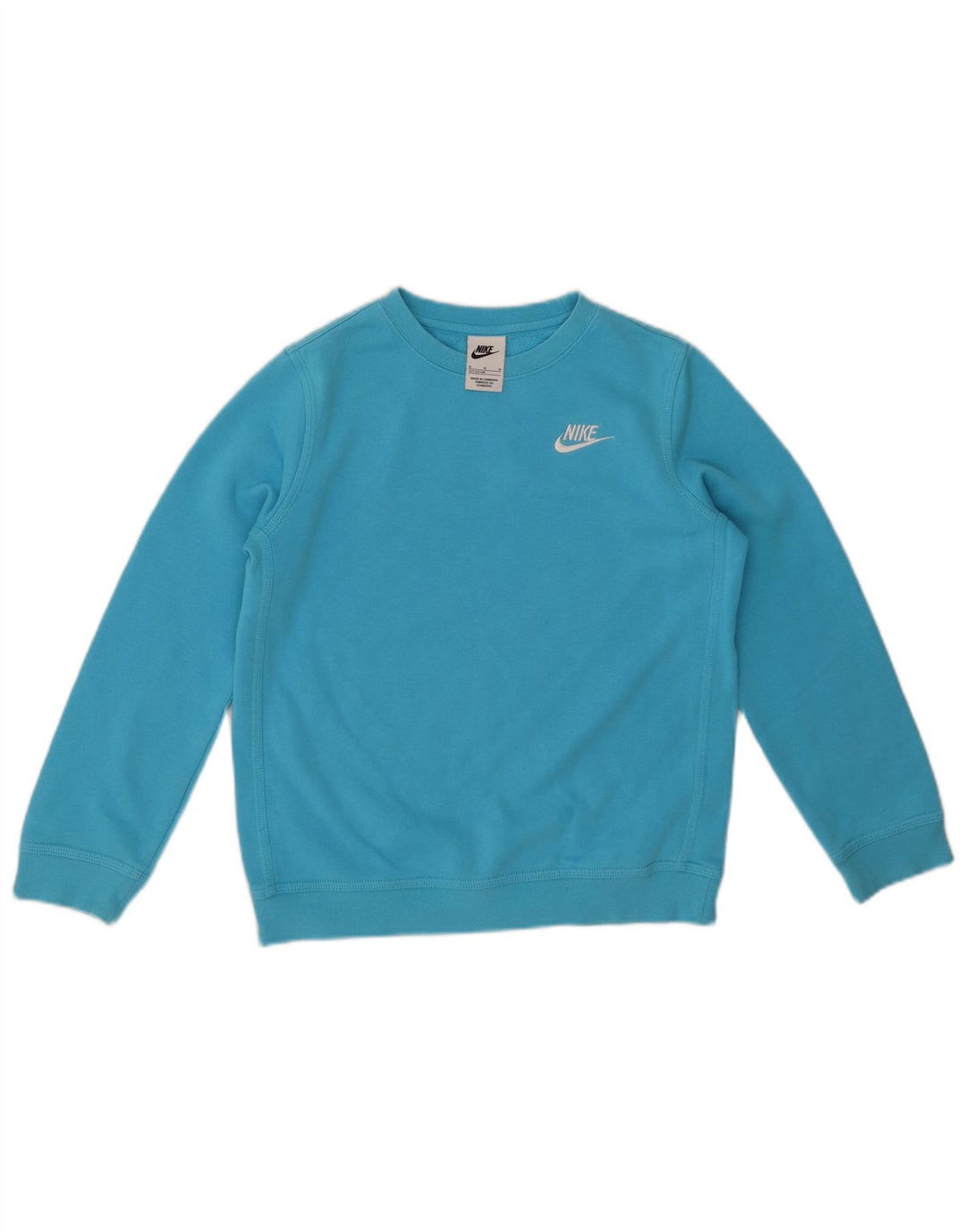 Felpa NIKE da bambino 10-11 anni in cotone blu medio