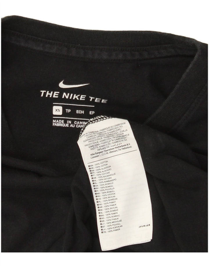 T-shirt grafica da uomo Nike Top XS in cotone nero