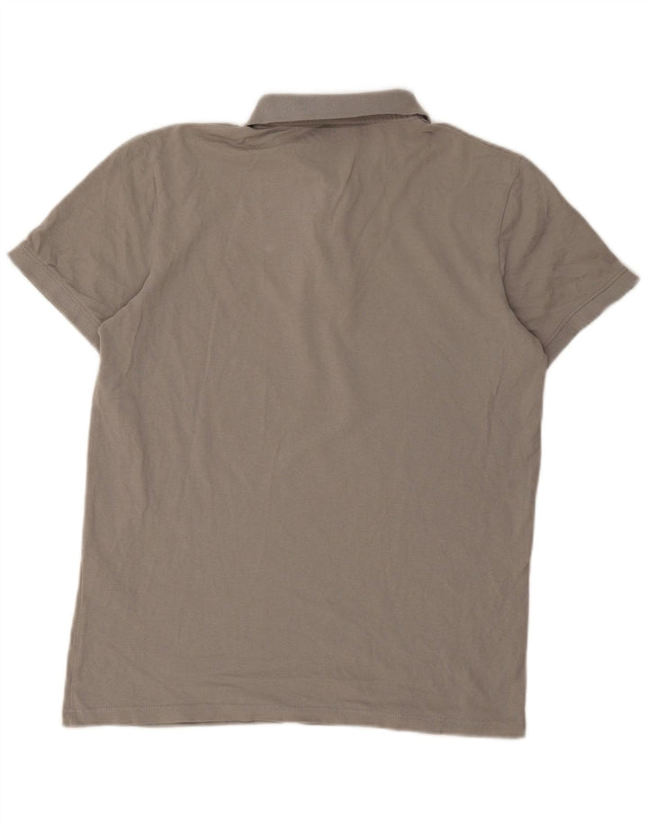 Polo da uomo Jack & Jones grande in cotone grigio