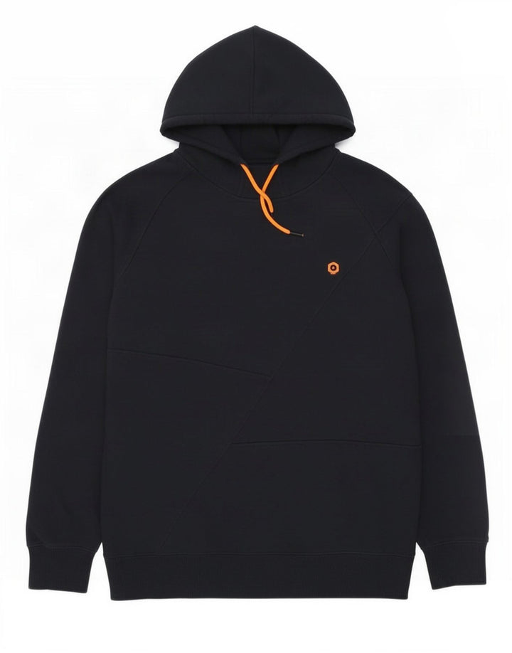 Jack & Jones Felpa con cappuccio da uomo grande in poliestere blu navy