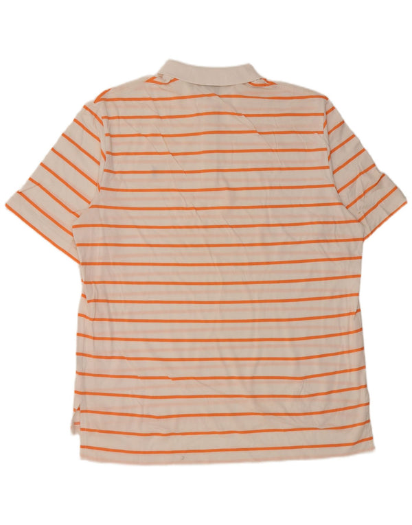 Polo Ralph Lauren Polo da uomo grande in cotone a righe bianche