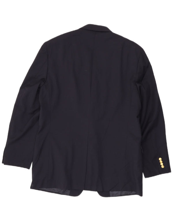 Giacca blazer da uomo a 2 bottoni Ralph Lauren UK 44 XL lana blu navy