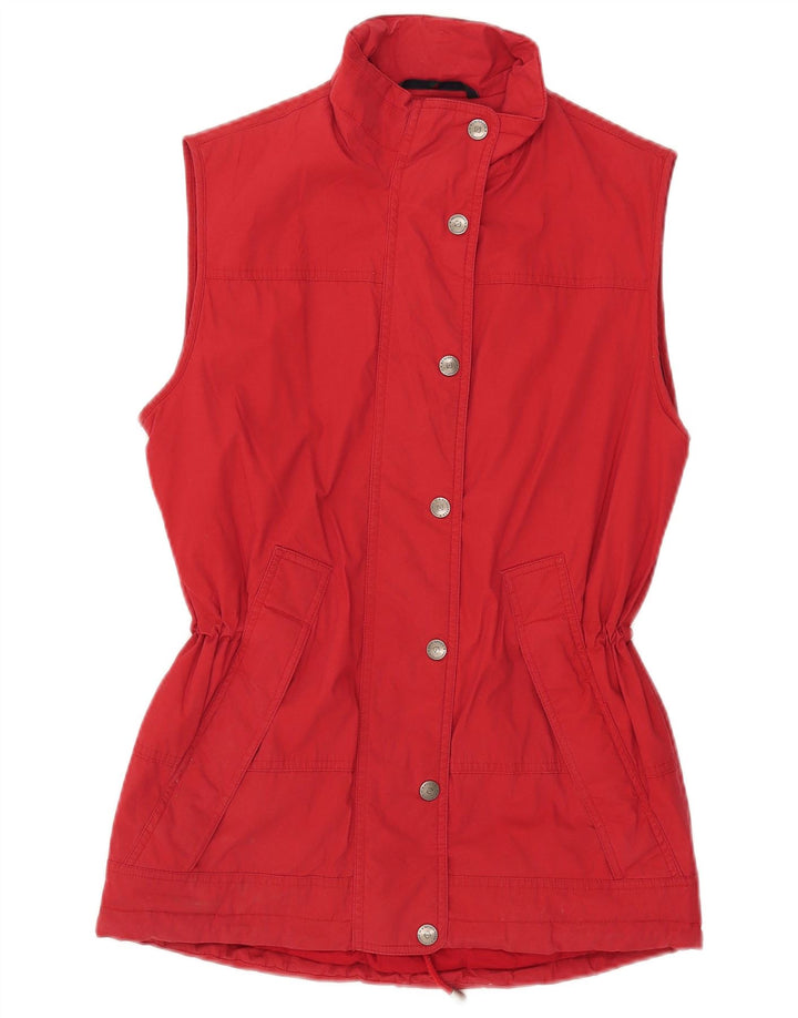 Gilet da donna vintage UK 10 piccolo rosso